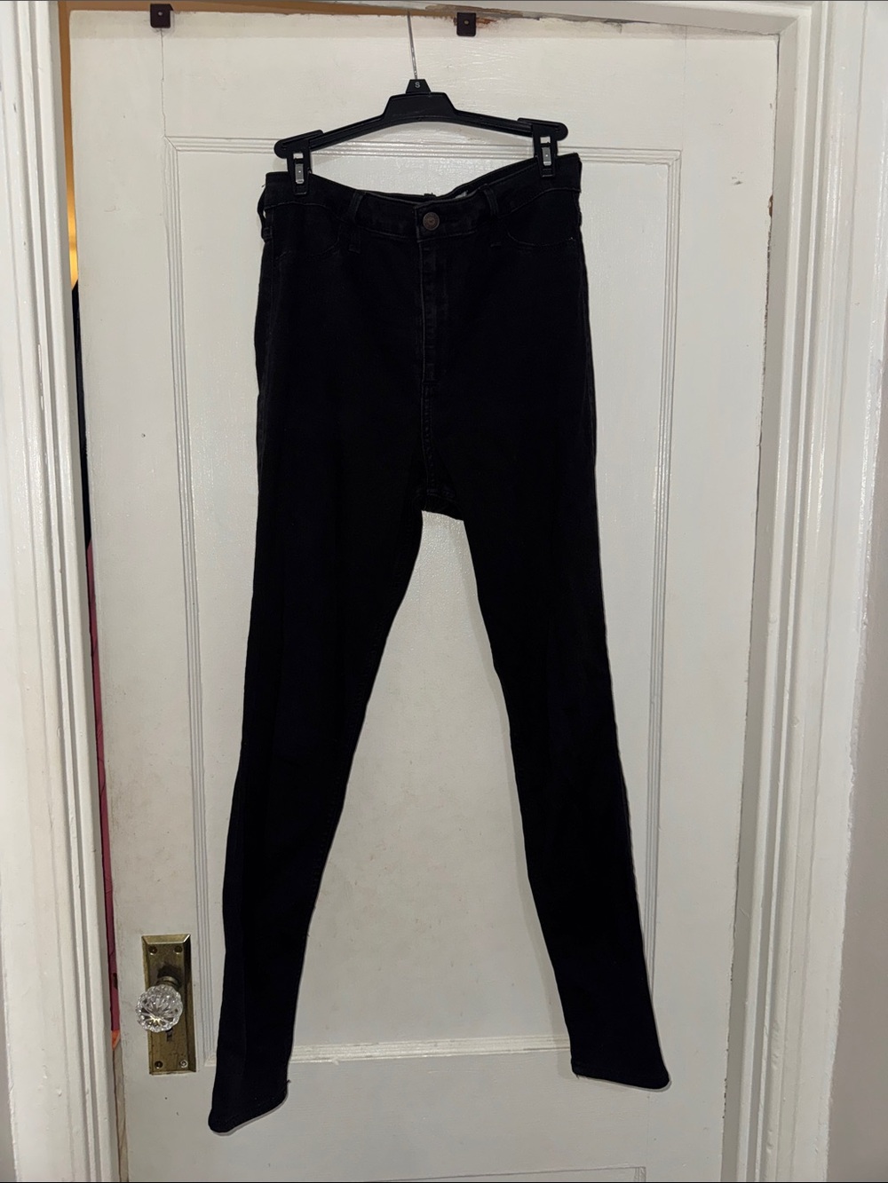 Hollister Curvy Ultra High Rise Black Jegging Jeans